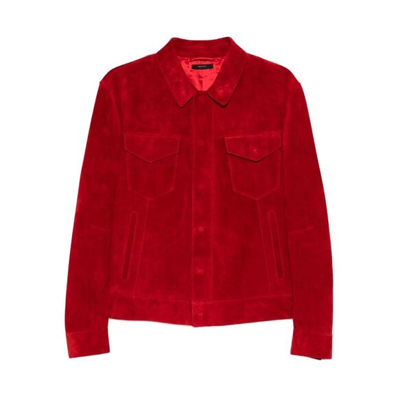 Tom Ford Red Jackets - Leather Jackets Men